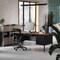 Flash Furniture 30 in D X Walnut, 70 in W X GC-M-BLK-177-WLN-GG - alternate 3
